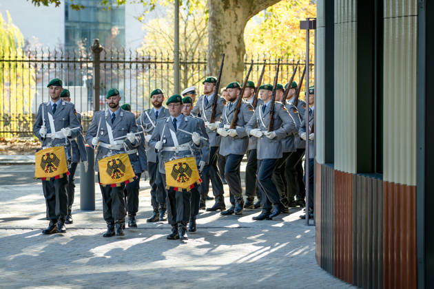 Federal President Frank-Walter Steinmeier, Accreditation of Ambassadors in Berlin, Official Residence at Spreebogen, Federal President Frank-Walter Steinmeier, Accreditation of Ambassadors, Bundeswehr Berlin, Berlin, GER