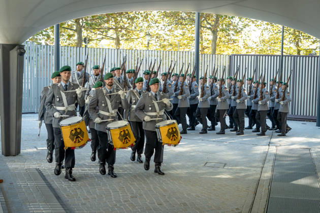 Federal President Frank-Walter Steinmeier, Accreditation of Ambassadors in Berlin, Official Residence at Spreebogen, Federal President Frank-Walter Steinmeier, Accreditation of Ambassadors, Bundeswehr Berlin, Berlin, GER
