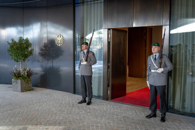 Federal President Frank-Walter Steinmeier, Accreditation of Ambassadors in Berlin, Official Residence at Spreebogen, Federal President Frank-Walter Steinmeier, Accreditation of Ambassadors, Bundeswehr Berlin, Berlin, GER