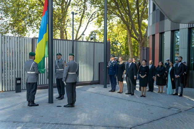 Federal President Frank-Walter Steinmeier, Accreditation of Ambassadors, Berlin, Official Residence at Spreebogen, Federal President Frank-Walter Steinmeier, Accreditation of Ambassadors, Ambassador of Tonga, Titilupe Fanetupouvava u Tu ivakano, Berlin, Berlin, GER