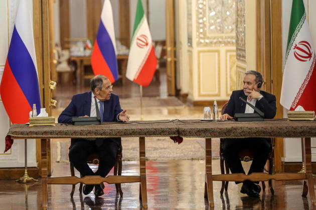 Russian Foreign Minister Sergey Lavrov meets Iranian counterpart Abbas Araghchi in Tehran TEHRAN, IRAN - OCTOBER 19: Russian Foreign Minister Sergey Lavrov and Iranian Foreign Minister Abbas Araghchi hold a joint press conference at the Ministry of Foreign Affairs building in Tehran, Iran, on October 19, 2026. Fatemeh Bahrami Anadolu Tehran Iran. Editorial use only. Please get in touch for any other usage.  Copyright: x2026xAnadoluxFatemehxBahramix