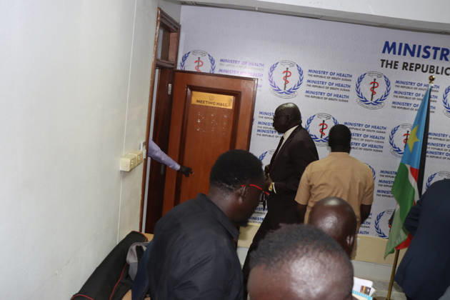 October 19, 2026, Juba, Ces Juba, South Sudan: Health Ministry Tests Ebola Response Readiness Across Three Cities South Sudan Caretaker Minister of Health, Hon. Dak Duop Bichiok, has announced a preparedness simulation exercise for Bundibugyo Virus Disease (BVD) in Juba, Yei and Yambio from October 19 to 23, 2026. The exercise aims to strengthen disease surveillance, coordination and emergency response, with the ministry clarifying that it does not indicate an outbreak. Juba South Sudan  - ZUMAb132 20261019_zip_b132_003 Copyright: xSamirxBolx