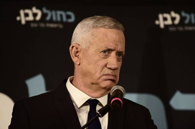 October 19, 2026, Ramat-Gan, Israel: Benny Gantz, chairman of Israel s Blue and White party, holds a press conference in Ramat Gan, Israel, October 19, 2026, during which he announces his withdrawal from the upcoming elections. Ramat-Gan Israel - ZUMAq101 20261019_zna_q101_042 Copyright: xTomerxNeubergx