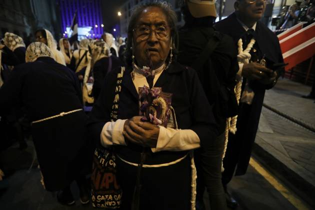 Thousands of devotees join Lord of Miracles procession in Lima LIMA, PERU - OCTOBER 19: Thousands of devotees accompany the third procession of the Lord of Miracles through the streets of downtown Lima, Peru, on October 19, 2026. Held every October, the processions draw thousands of faithful and are considered among the largest religious gatherings in Latin America. The procession includes a tribute in front of the Palace of Justice and passes through the streets of Lima’s Historic Center. Klebher Vasquez Anadolu Lima Peru. Editorial use only. Please get in touch for any other usage.  Copyright: x2026xAnadoluxKlebherxVasquezx