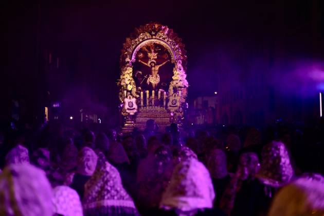 Thousands of devotees join Lord of Miracles procession in Lima LIMA, PERU - OCTOBER 19: Thousands of devotees accompany the third procession of the Lord of Miracles through the streets of downtown Lima, Peru, on October 19, 2026. Held every October, the processions draw thousands of faithful and are considered among the largest religious gatherings in Latin America. The procession includes a tribute in front of the Palace of Justice and passes through the streets of Lima’s Historic Center. Klebher Vasquez Anadolu Lima Peru. Editorial use only. Please get in touch for any other usage.  Copyright: x2026xAnadoluxKlebherxVasquezx