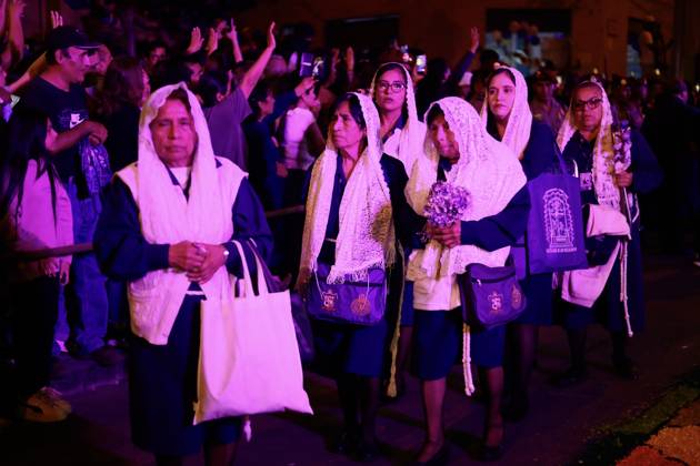 Thousands of devotees join Lord of Miracles procession in Lima LIMA, PERU - OCTOBER 19: Thousands of devotees accompany the third procession of the Lord of Miracles through the streets of downtown Lima, Peru, on October 19, 2026. Held every October, the processions draw thousands of faithful and are considered among the largest religious gatherings in Latin America. The procession includes a tribute in front of the Palace of Justice and passes through the streets of Lima’s Historic Center. Klebher Vasquez Anadolu Lima Peru. Editorial use only. Please get in touch for any other usage.  Copyright: x2026xAnadoluxKlebherxVasquezx