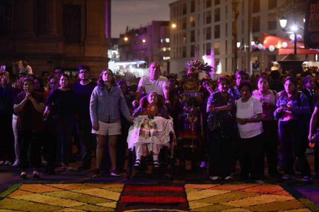 Thousands of devotees join Lord of Miracles procession in Lima LIMA, PERU - OCTOBER 19: Thousands of devotees accompany the third procession of the Lord of Miracles through the streets of downtown Lima, Peru, on October 19, 2026. Held every October, the processions draw thousands of faithful and are considered among the largest religious gatherings in Latin America. The procession includes a tribute in front of the Palace of Justice and passes through the streets of Lima’s Historic Center. Klebher Vasquez Anadolu Lima Peru. Editorial use only. Please get in touch for any other usage.  Copyright: x2026xAnadoluxKlebherxVasquezx