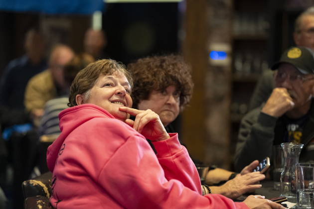 October 19, 2026, Edmonton, Alberta, Canada: Alberta Prosperity Project supporters await referendum results in Edmonton, Alta., on Monday, Oct. 19, 2026. Edmonton Canada  - ZUMAc35_ 20261019_zaf_c35_162 Copyright: xJohnxUlanx