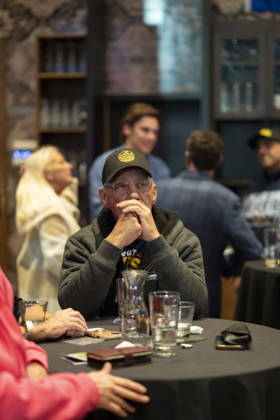 October 19, 2026, Edmonton, Alberta, Canada: Alberta Prosperity Project supporters watch the referendum results start to appear in Edmonton, Alta., on Monday, Oct. 19, 2026. Edmonton Canada  - ZUMAc35_ 20261019_zaf_c35_164 Copyright: xJohnxUlanx