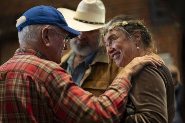 October 19, 2026, Edmonton, Alberta, Canada: Alberta Prosperity Project supporters console each other as referendum results start to appear in Edmonton, Monday, Oct. 19, 2026. Edmonton Canada  - ZUMAc35_ 20261019_zaf_c35_172 Copyright: xJohnxUlanx