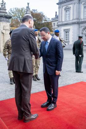 Turkey s Interior Minister Mustafa Ciftci arrives for a meeting of several Federal Minister s with a Turkish delegation, Tuesday 20 October 2026, in Brussels.  JONASxROOSENS 190367160
