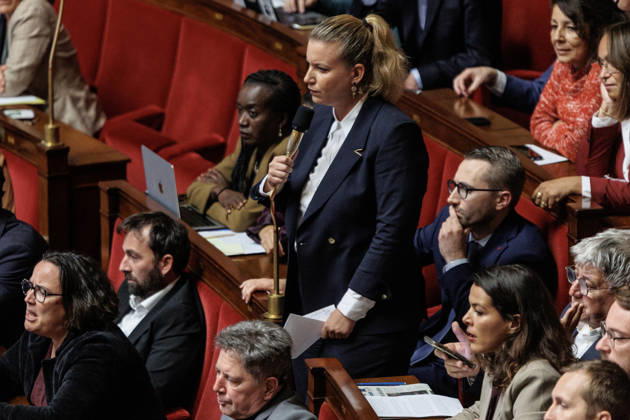 October 20, 2026: President of the La France insoumise group, Mathilde Panot during a question and answer session with the government at the National Assembly in Paris, on October 20, 2026  - ZUMAs287 20261020_zip_s287_026 Copyright: xSadakxSouicix