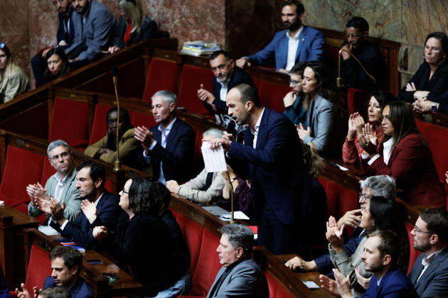 October 20, 2026: Manuel Bompard dduring a question and answer session with the government at the National Assembly in Paris, on October 20, 2026.  - ZUMAs287 20261020_zip_s287_028 Copyright: xSadakxSouicix