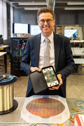 UGent professor Lieven Annemans pictured during a visit to IGent, a research building at the UGent University where scientists and companies collaborate to develop innovative technologies, on Tuesday 20 October 2026, in Gent.  JAMESxARTHURxGEKIERE 190398586