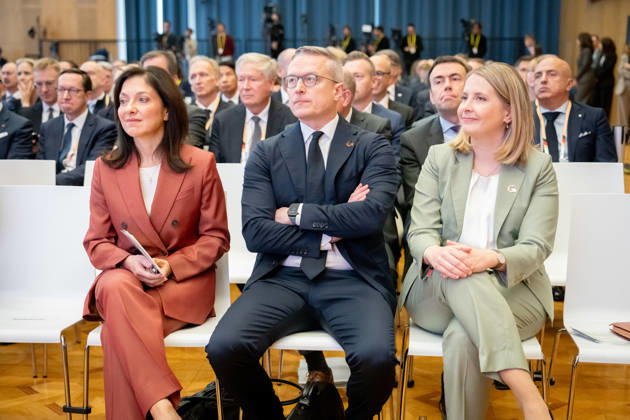 Invest in Germany Summit, Berlin, ESMT Invest in Germany Summit, Berlin, ESMT, Katherina Reiche, Federal Minister of Economic Affairs Verena Hubertz, Federal Minister of Construction Karsten Wildberger, Federal Minister of Digital Affairs Berlin Berlin GER