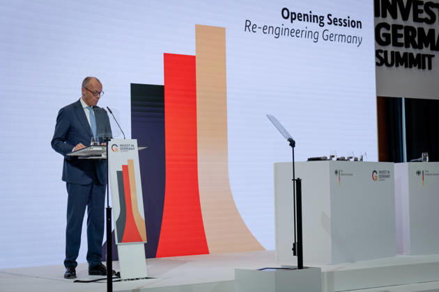 Invest in Germany Summit, Berlin, ESMT Invest in Germany Summit, Berlin, ESMT, Friedrich Merz, Federal Chancellor Berlin Berlin GER