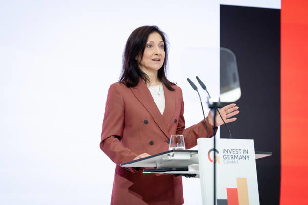 Invest in Germany Summit, Berlin, ESMT Invest in Germany Summit, Berlin, ESMT, Katherina Reiche, Federal Minister for Economic Affairs Berlin Berlin GER
