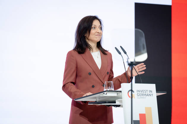 Invest in Germany Summit, Berlin, ESMT Invest in Germany Summit, Berlin, ESMT, Katherina Reiche, Federal Minister for Economic Affairs Berlin Berlin GER