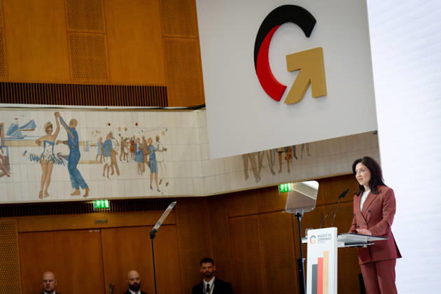 Invest in Germany Summit, Berlin, ESMT Invest in Germany Summit, Berlin, ESMT, Katherina Reiche, Federal Minister for Economic Affairs Berlin Berlin GER