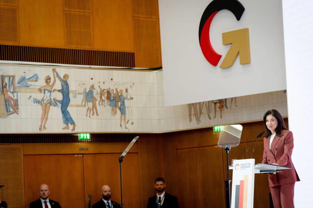 Invest in Germany Summit, Berlin, ESMT Invest in Germany Summit, Berlin, ESMT, Katherina Reiche, Federal Minister for Economic Affairs Berlin Berlin GER