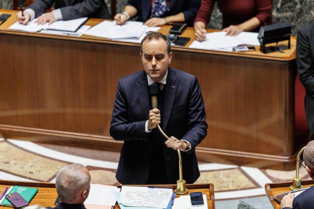 October 20, 2026: PRIME MINISTER So bastien LECORNU during a question and answer session with the government at the National Assembly in Paris, on October 20, 2026.  - ZUMAs287 20261020_zip_s287_033 Copyright: xSadakxSouicix