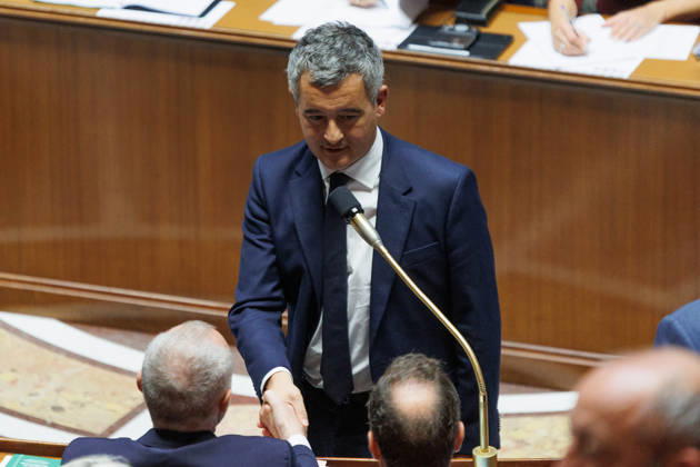 October 20, 2026: Go rald Darmanin, Minister of Justice of France during a question and answer session with the government at the National Assembly in Paris, on October 20, 2026.  - ZUMAs287 20261020_zip_s287_041 Copyright: xSadakxSouicix