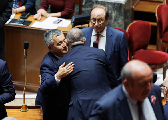 October 20, 2026: GÃ rald Darmanin, Minister of Justice of France during a question and answer session with the government at the National Assembly in Paris, on October 20, 2026. - ZUMAs287 20261020_zip_s287_040 Copyright: xSadakxSouicix