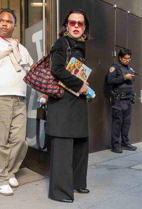 Debi Mazar Seen at ABC Studios NEW YORK, NY - OCTOBER 20: Debi Mazar seen at ABC Studios on October 20, 2026 in New York City. Credit: Camara Porter AdMedia New York City New York USA EDITORIAL USE ONLY  Copyright: xx AdMediax admphotosthree021001