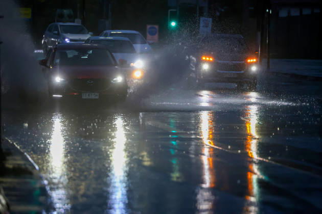 Santiago, October 20, 2026 Flooding at the intersection of Americo Vespucio and Principe de Gales during the storm front affecting the metropolitan region Jonnathan Oyarzun Aton Chile, Santiago, Chile Aton 1201257  Copyright: JONNATHANxOYARZUN ATONxCHILE