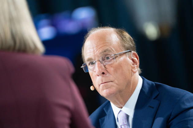 Larry Fink (Laurence Douglas Fink), CEO of BlackRock, speaks at the Berlin Global Dialogue in the former State Council building of the GDR. Berlin Global Dialogue 2026 (BGD 2026), theme: Advancing Alliances for a New Era, Berlin, Germany, ESMT