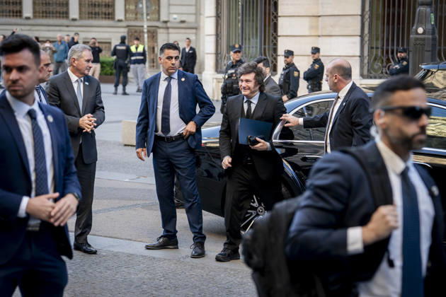 Milei Attends a Breakfast Briefing The President of the Argentine Republic, Javier Milei, attends a breakfast briefing hosted by Fórum Europa at the Real Casino Gran Círculo in Madrid on October 21, 2026, in Madrid, Spain, October 21, 2026, A Pé Spain  Copyright: xA.xPÃ rezxMecax 7858487