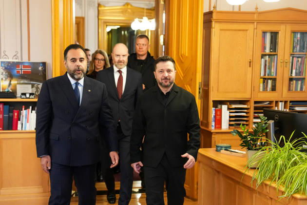 Ukrainian President Visits Norway, Oslo, October 21, 2026. Ukrainian President Volodymyr Zelenskyy visits the Storting. Photo by Ole Berg Rusten, NTB POOL, Oslo, Norway. SsR7mav1hlc. EDITORIAL USE ONLY. Ref: BNC POLSsR7mav1hlc.jpg  Copyright: xOlexBerg-Rustenx xNTBx