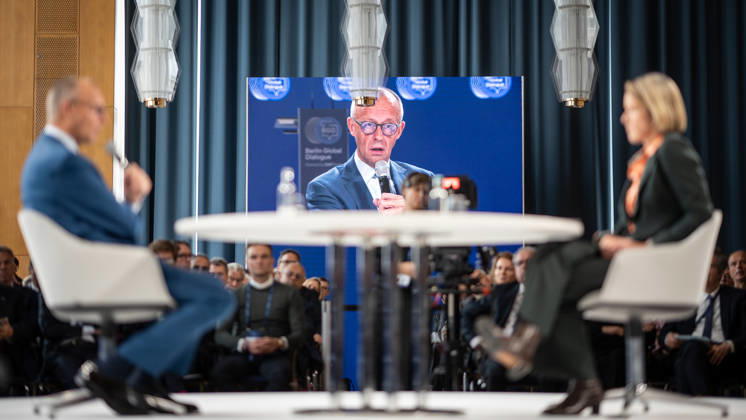 Chancellor Friedrich Merz will deliver a speech and then participate in a discussion at the BGD 2026 Berlin Global Dialogue 2026 (BGD 2026), themed Advancing Alliances for a New Era, in Berlin, Germany. ESMT