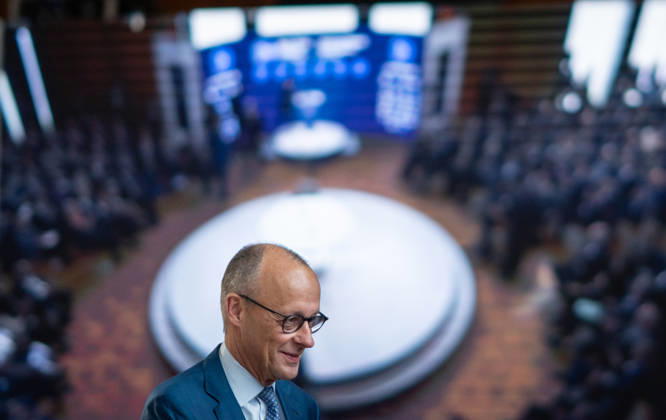 Chancellor Friedrich Merz will deliver a speech and then participate in a discussion at the BGD 2026 Berlin Global Dialogue 2026 (BGD 2026), themed Advancing Alliances for a New Era, in Berlin, Germany. ESMT