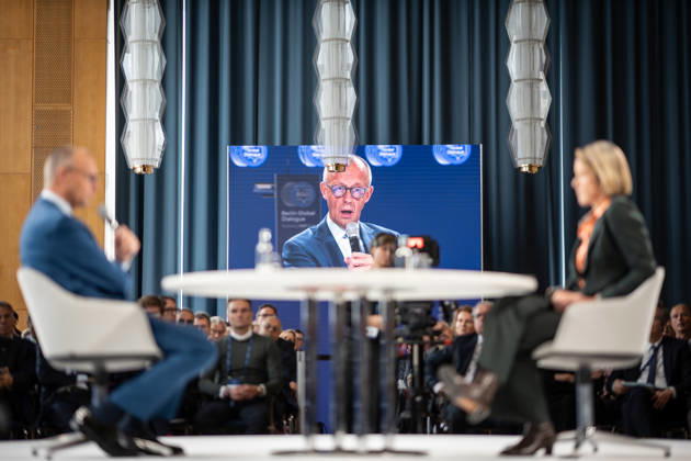 Chancellor Friedrich Merz will deliver a speech and then participate in a discussion at the BGD 2026 Berlin Global Dialogue 2026 (BGD 2026), themed Advancing Alliances for a New Era, in Berlin, Germany. ESMT