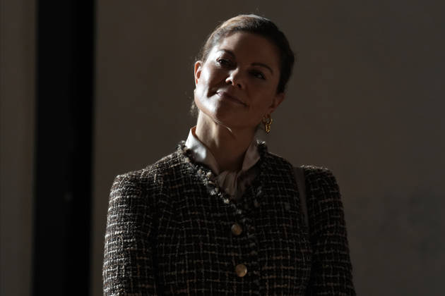Latvia Sweden Crown Princess Victoria Sweden s Crown Princess Victoria reacts during her meeting with Latvian President Edgars Rinkevics at Riga Castle in Riga, Latvia, October 21, 2026, during her working visit to Latvia. Riga Latvia Copyright: xRomanxKoksarovx lat-swe20261021rk11.JPG