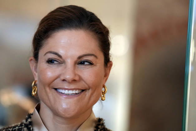 Latvia Sweden Crown Princess Victoria Sweden s Crown Princess Victoria reacts during her meeting with Latvian President Edgars Rinkevics at Riga Castle in Riga, Latvia, October 21, 2026, during her working visit to Latvia. Riga Latvia Copyright: xRomanxKoksarovx lat-swe20261021rk26.JPG