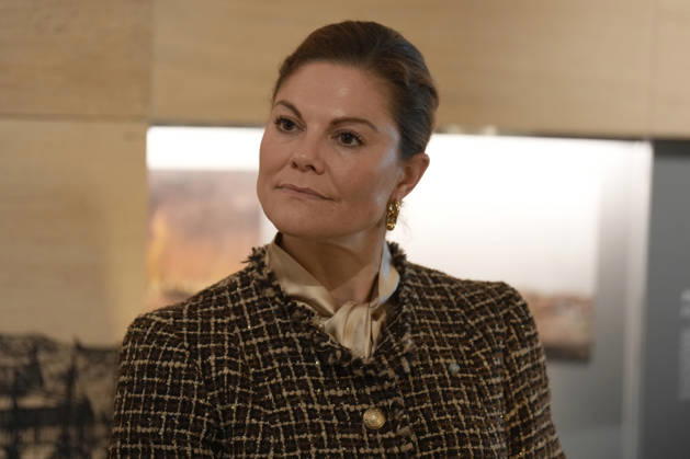 Latvia Sweden Crown Princess Victoria Sweden s Crown Princess Victoria reacts during her meeting with Latvian President Edgars Rinkevics at Riga Castle in Riga, Latvia, October 21, 2026, during her working visit to Latvia. Riga Latvia Copyright: xRomanxKoksarovx lat-swe20261021rk31.JPG