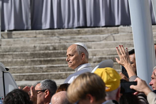 ITALY-POPE-2026 10 21 Italy, Rome, Vatican City, October 21, 2026: Pope Leo XIV during his weekly general audience in St Peter s Square at the Vatican. Photo: Copyright Alessia Giuliani Catholipressphoto EDITORIAL USE ONLY - NO BOOKS Copyright: xx