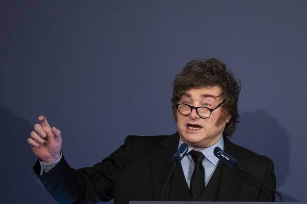 October 21, 2026, Madrid, Spain: Javier Milei, President of the Argentine Republic attends an informative breakfast organized by Nueva Economia Forum in Real Casino in Madrid Madrid Spain - ZUMAs197 20261021_aaa_s197_045 Copyright: xAtilanoxGarciax