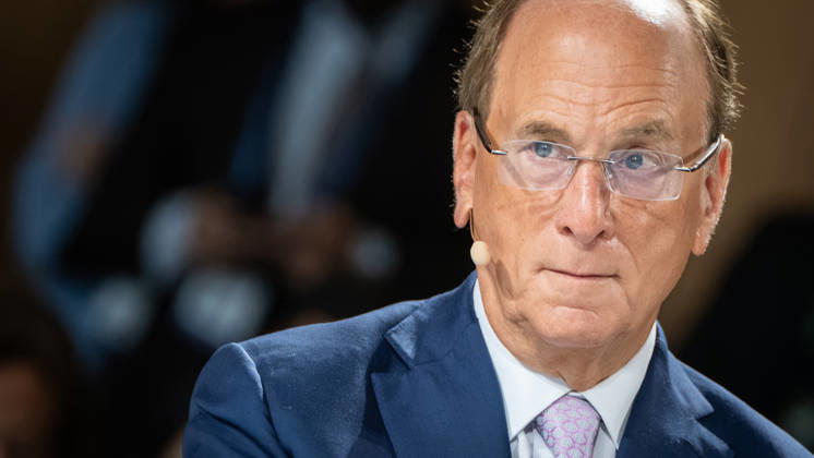 Larry Fink (Laurence Douglas Fink), CEO of BlackRock, speaks at the Berlin Global Dialogue in the former State Council building of the GDR. Berlin Global Dialogue 2026 (BGD 2026), theme: Advancing Alliances for a New Era, Berlin, Germany, ESMT