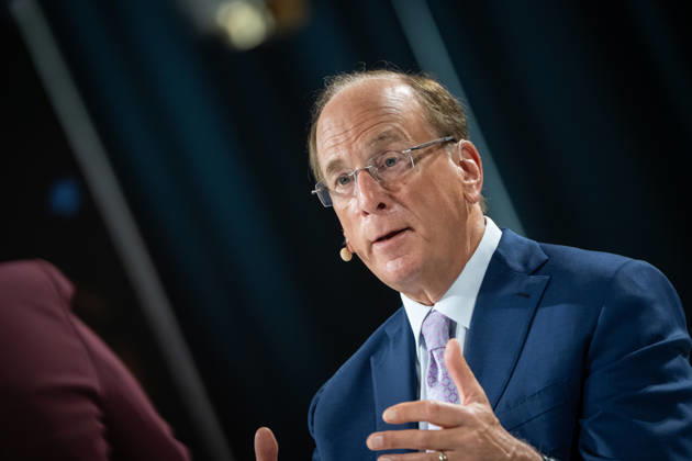 Larry Fink (Laurence Douglas Fink), CEO of BlackRock, speaks at the Berlin Global Dialogue in the former State Council building of the GDR. Berlin Global Dialogue 2026 (BGD 2026), theme: Advancing Alliances for a New Era, Berlin, Germany, ESMT
