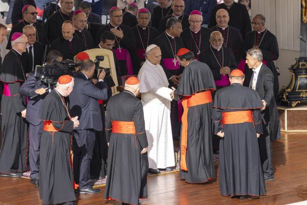 IPA89988249 - Italy, Rome, Vatican City, October 21, 2026: Pope Leo XIV during his weekly general audience in St. Peter s Square at the Vatican. Photo: Copyright Claudio Asquini Catholipressphoto  Copyright: xx xClaudioxAsquini xCatholicpressphx IPA89988249