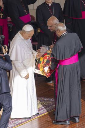 IPA89988254 - Italy, Rome, Vatican City, October 21, 2026: Pope Leo XIV during his weekly general audience in St. Peter s Square at the Vatican. Photo: Copyright Claudio Asquini Catholipressphoto  Copyright: xx xClaudioxAsquini xCatholicpressphx IPA89988254