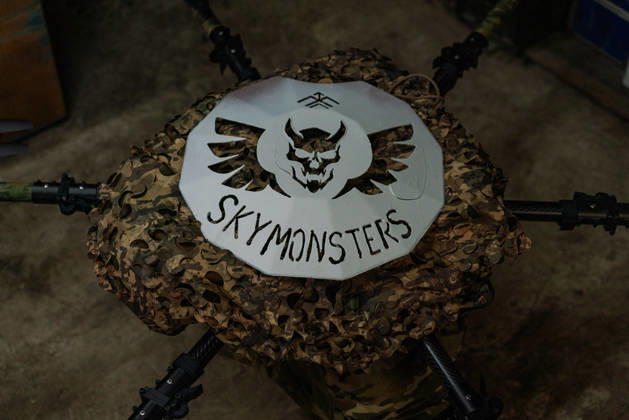 Ukrainian drone unit Skymonsters upgrades heavy UAVs in Kharkiv region KHARKIV REGION, UKRAINE - OCTOBER 21: Members of Skymonsters, the drone unit of the 13th Khartiia Brigade of Ukraine s National Guard, assemble, upgrade, and repair large unmanned aerial vehicles at an undisclosed location in Kharkiv region, Ukraine, on October 21, 2026. The drones, including Vampire models used for logistics missions and heavy bombers capable of carrying 13 to 20 kilograms of explosives, are prepared here before deployment to frontline positions. Carlo Bravo Anadolu Kharkiv Ukraine. Editorial use only. Please get in touch for any other usage.  Copyright: x2026xAnadoluxCarloxBravox