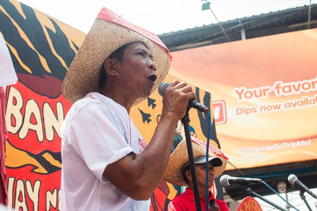 Manila Farmers Demand Land Reform MANILA, PHILIPPINES, OCTOBER 21, 2026: Farmers and activists gather in Mendiola during a demonstration calling for land reform, increased agricultural support and protection of rural livelihoods. Protesters oppose agricultural land conversion and the US-led Pax Silica initiative, which they say threatens farming communities. The rally takes place during National Peasant Month amid concerns over the potential impact of El Nino on food production. Manila Philippines Copyright: x xSeanxIsaiahxR.xMembrebex xJNAxPressx