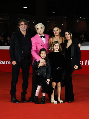 IPA90002180 - Rome, 2026 Film Festival Night 9 Red carpet for the film Non Importa Dove Pictured: Francesco Fei, Morgan, Consuelo Moschella, and Alessandra Cataldo  Copyright: xMarcoxProvvisionatox xPoolxRomaxFilmxFestx2026x IPA90002180