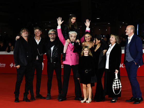 IPA90002186 - Rome, 2026 Film Festival Evening 9 Red carpet for the film Non Importa Dove Pictured: Francesco Fei, Morgan, Consuelo Moschella, Alessandra Cataldo  Copyright: xMarcoxProvvisionatox xPoolxRomaxFilmxFestx2026x IPA90002186