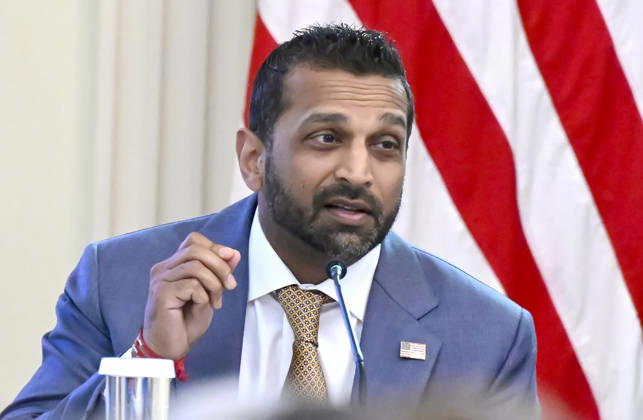 October 21, 2026, Washington, District Of Columbia, USA: Kash Patel, Director, Federal Bureau of Investigation (FBI) makes remarks as US President Donald J Trump hosts a Roundtable on Protecting American Families and Seniors from Cybercrime, in the East Room of the White House in Washington, DC, USA, on Wednesday, October 21, 2026 Washington USA - ZUMAs152 20261021_faa_s152_011 Copyright: xJimxLoScalzox-xPoolxviaxCNPx