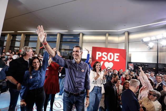 October 21, 2026, Burgos, Spain, Spain: Pedro Sanchez at the pre-campaign rally in Burgos. Burgos Spain - ZUMAc250 20261021_zip_c250_003 Copyright: xJorgexContrerasxSotox